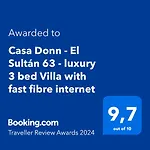 Casa Donn - El Sultan 63 - Luxury 3 Bed With Fast Fibre Internet Villa *